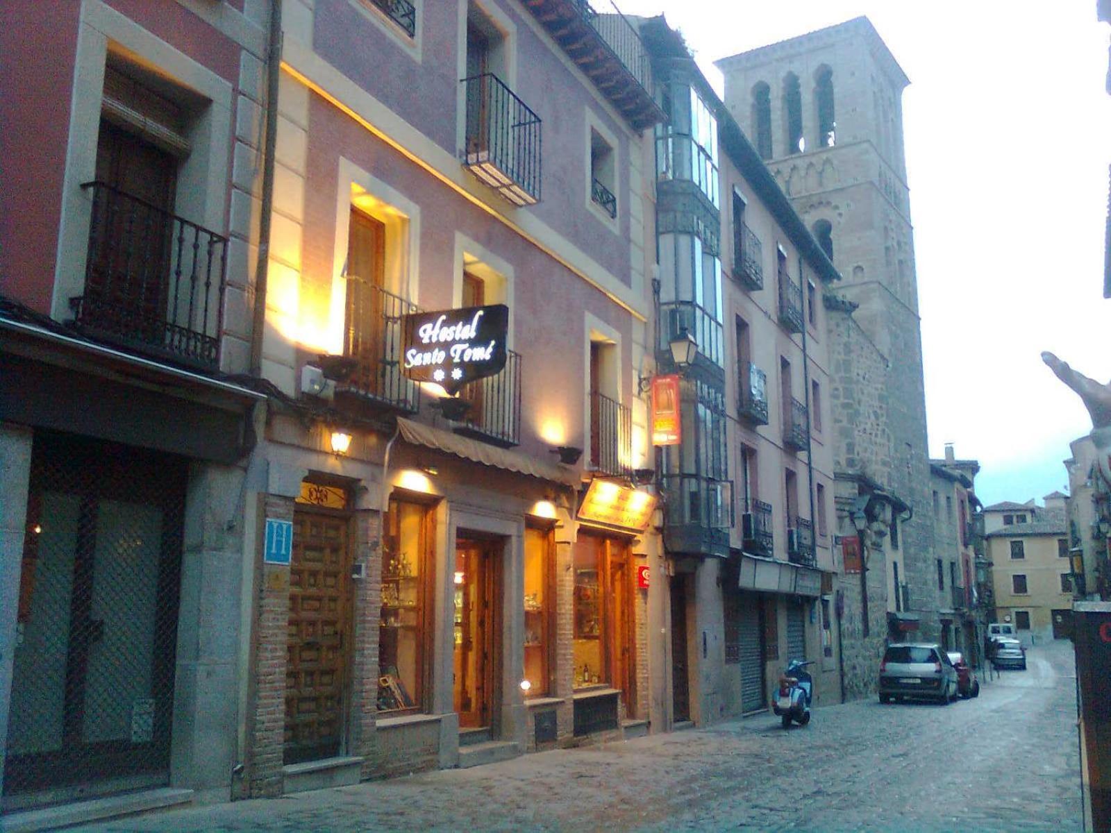 Hostal Santo Tome Toledo Eksteriør bilde